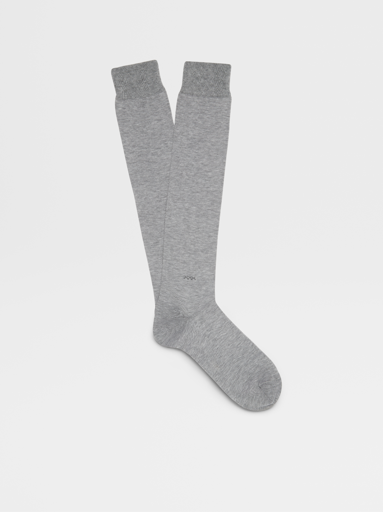 Calcetines Everyday Triple X de Media Pierna en Mezcla de Lyocell Gris Claro Mixto